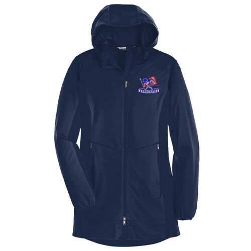 LibertyFlag Hooded Ladies Jacket Thumbnail