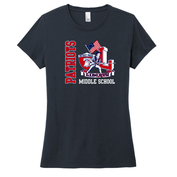 Liberty Middle School Patriots Women's Cut Tee Thumbnail